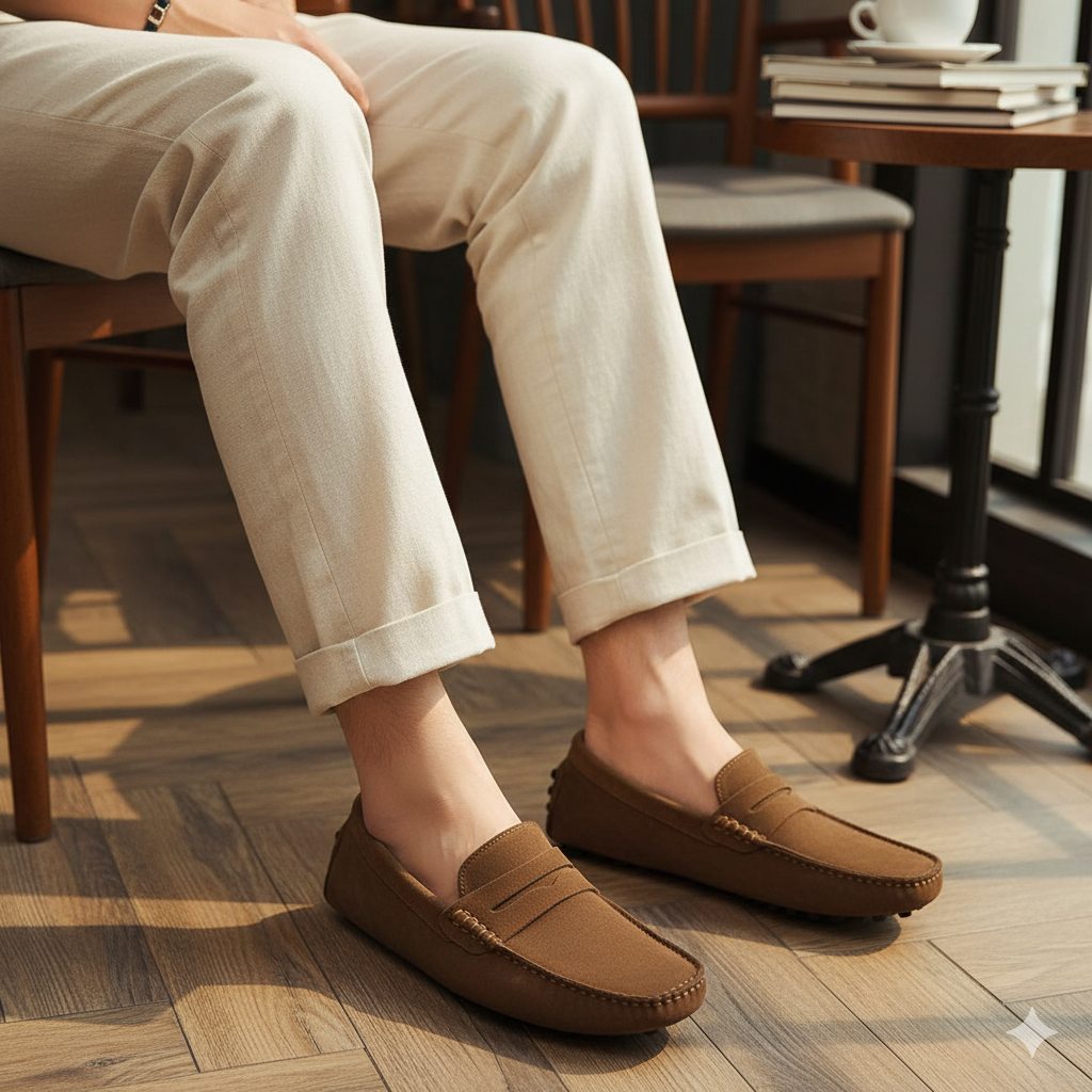Suede Marina Loafers